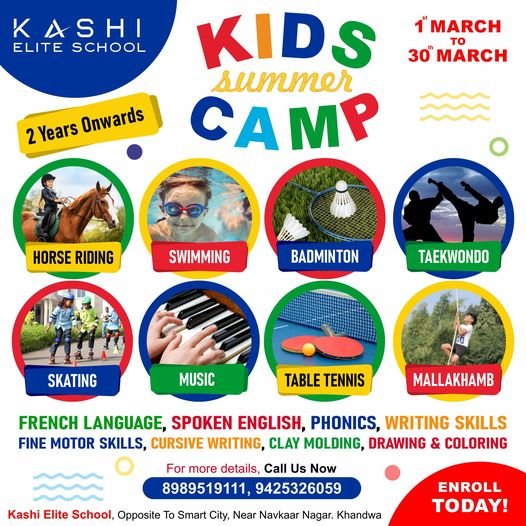 Summer Camps by Kashi Elite School, Khandwa